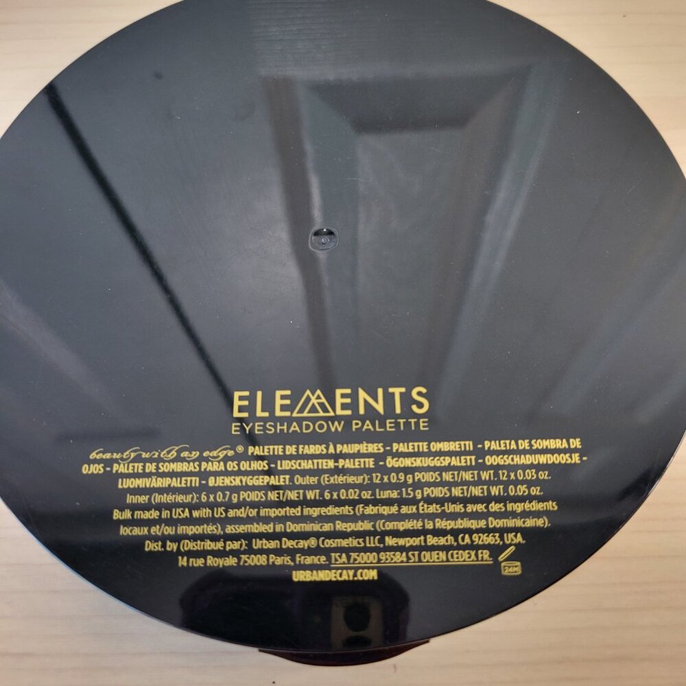 URBAN DECAY Elements 19 Color Pressed Eyeshadow Palette - Lightly Used - Picture 4 of 4